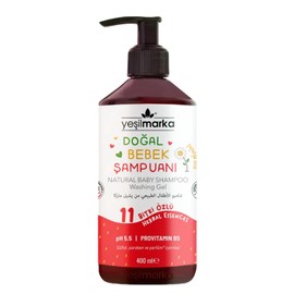 Natural baby shampoo from green - strawberry