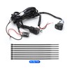 LKV Plug & Play UTV 360W Lighted Whip Wiring Harness