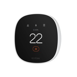 ecobee New 2025 ecobee Smart Thermostat Essential - Energy Star Certified programmable Wi-Fi Thermostat - Works with Siri, Alexa, and Google Assistant