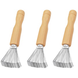 jwtyu Haarbürstenreiniger 3 Stück Bürstenreiniger Mini Haarbürstenreiniger Zum Entfernen von Haaren von Haarbürsten Kämmen Teppichen und Badematten