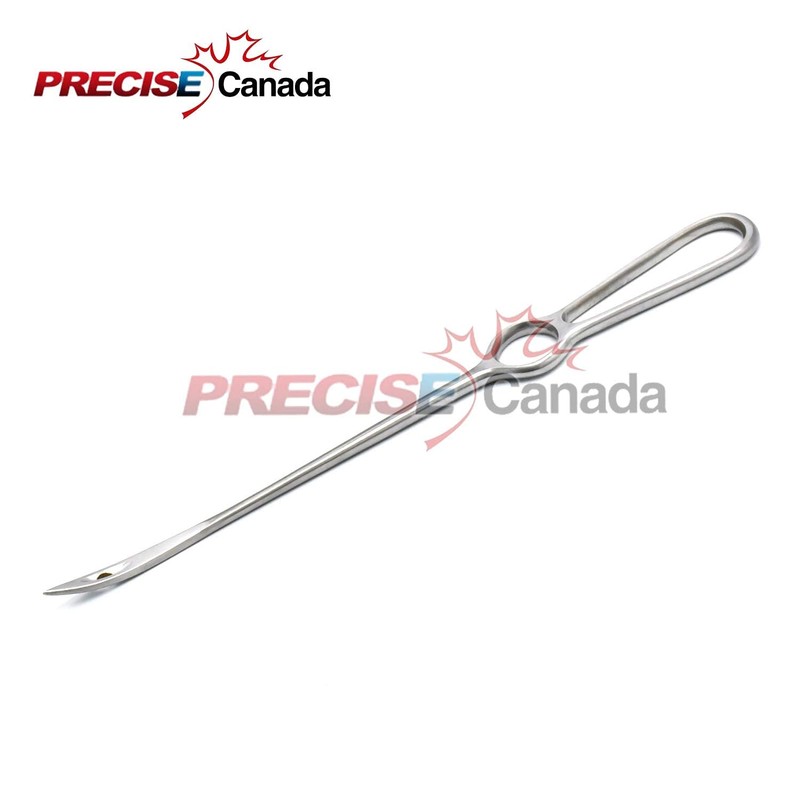 Precise Canada Buhner Insertion Needle 11" Stainless Steel Prolapse Sheep
