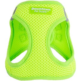 Downtown Pet Supply No Pull, Step in Adjustable Dog Harness with Padded Vest, Easy to Put on Small, Medium and Large Dogs (Atomic Yellow, XXS)