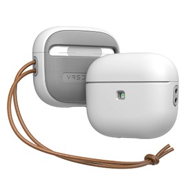 VRS Design Modern Airpods 3rd Generation Case for AirPods 3, Neat and Durable Case Compatible for AirPods 3 Case (2021), White