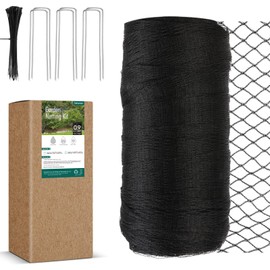 Bird Netting for Garden, Fetanten 26 x 50 FT Netting for Garden Protection Vegetables Fruit Trees Blueberry from Birds Deer Poultry, Heavy Duty Woven Mesh Net Animal Fencing with Ties and Staples