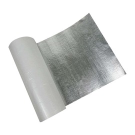 KUNFALY Adhesive Backed Heat Shield Blanket 12" x 39", Aluminized Thermal Insulation Reflective Barrier for High-Temperature Protection and Reflects Radiant Heat