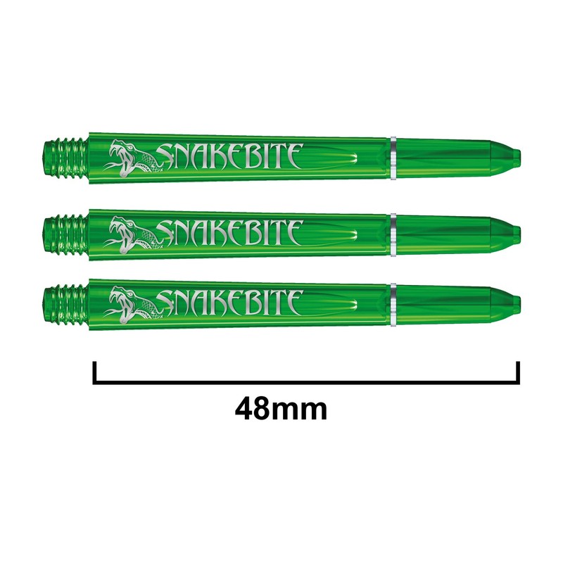 RED DRAGON Peter Wright Snakebite Signature Series Medium Green Stems