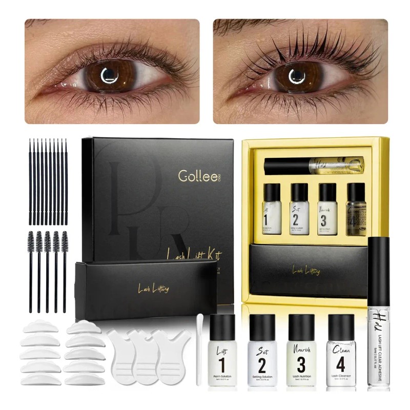 Kit 33 Lash Lifting Gollee Rizado De Pestañas