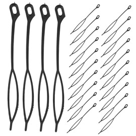 FRCOLOR 30pcs Ergonomic Hair Crochet Hooks Set Portable Needles for Dreadlocks Braids and Wigs for Easy Styling and Intricate Hairstyles