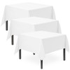 3pk White Table Cloth Party | 121 x 121cm |