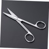 MERRYHAPY 2pcs Nose Hair Scissors Curved Eyebrow Scissors for Makeup