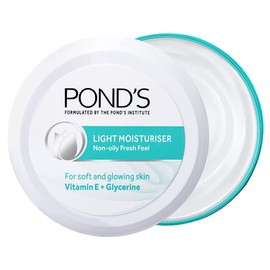 Pond's Hidratante ligero | Sensación fresca no aceitosa con glicerina Viamin E+ | 6.8 fl oz (6.76 fl oz)