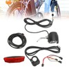 Electric Bike Headlight Tail Light Sets Double Switch ABS 4