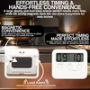 Digital Kitchen Timer Magnetic Backing Stand, Alarm LCD Timers, Timers