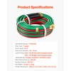 VEVOR Oxygen Acetylene Hose, 1/4-Inch x 25FT Oxy Acetylene Hose