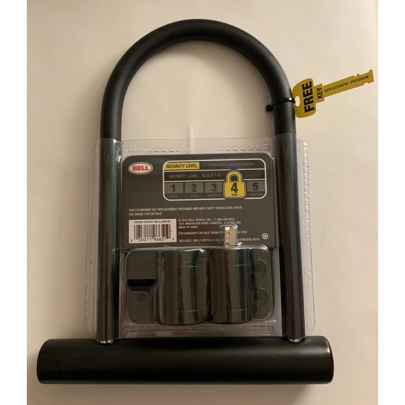 Bell NEW BELL CATALYST 300 STEEL LEVEL 4 U-LOCK &