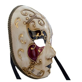 Lannakind Venetian Mask Face Mask Volto Women's Carnival Ball Mask Masquerade Wall Decoration