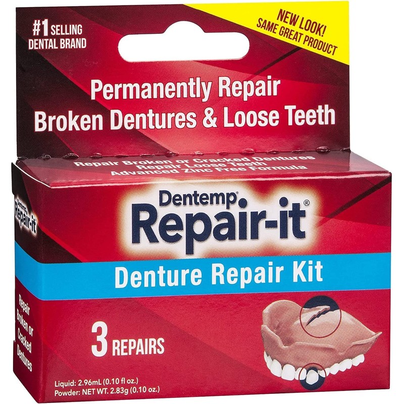 D.O.C. Denture Repair KIT Pack of 3 by Majestic Drug