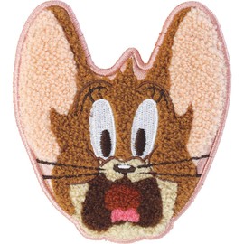 Tees Factory TJ-5535667JR Tom and Jerry Fluffy Coaster Jelly H 4.1 x W 3.6 x D 0.2 inches (10.4 x 9.1 x 0.5 cm)