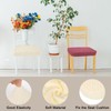 uxcell 4Pcs Stretch Jacquard Seat Covers, Dining Chair Seat Slipcover