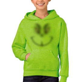 Remimi Christmas Boys Green Monster Hoodies Kids Girls Graphic Print Funny Casual Hooded Sweatshirts 7-8 Years
