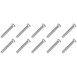 M3.5 x100mm Long Electrical Machine Screws for Light Switch Plug Socket x10