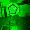 Dodecahedron Gaming Light, Cool RGBW LED Table Lamp with Stand