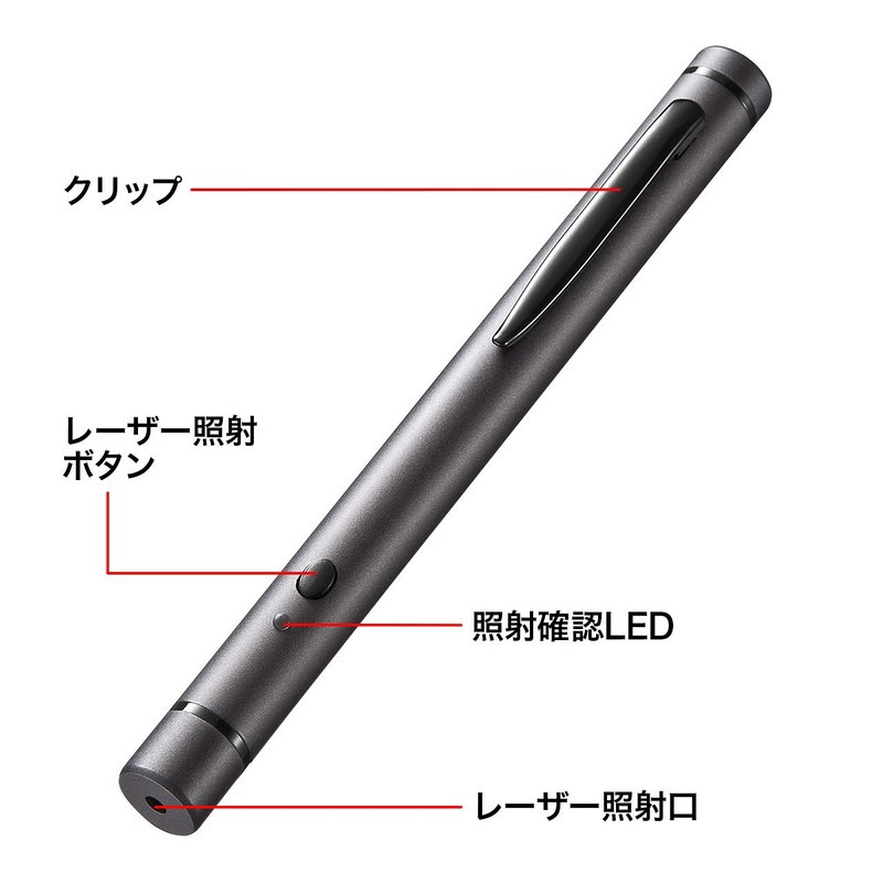 Sanwa Supply LP-RD314GM High Brightness Red Laser Pointer