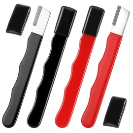 4 Pack Garden Tool Sharpener, Mini Knife Machete Sharpener Portable Axe Scissor Sharpeners Quick Edge Blade Pruner Sharpeners for Garden Tools Trimming Knives Cutter