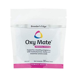 Revival Animal Health Breeder's Edge Oxy Mate - Prenatal Supplement for Dogs & Cats - 30ct Meat Treats