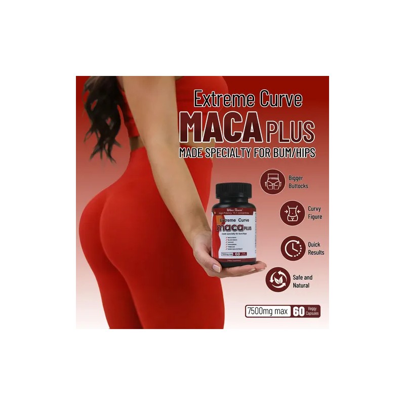 Wins Town Maca Plus Cápsulas Potenciadoras Glúteos 60