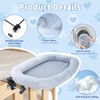 Midollarle Bedside Cat Bed, Foldable Cat Bed Attaches to Bed