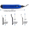 BroadBasic - Deburring Tool Kit with 20 High-Speed-Steel Blades |