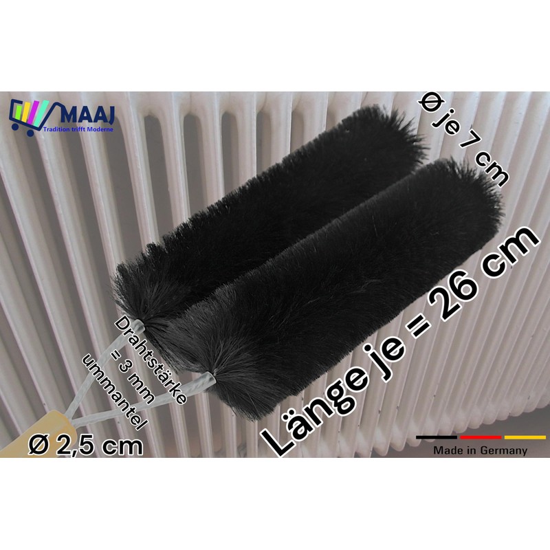 MAAJ Double Radiator Brush 48 cm Goat Hair Very Soft