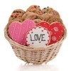 Lovely Hearts Cookie Gift Basket- 24 Pc.