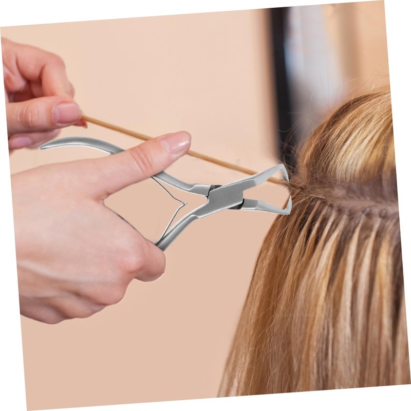 OSALADI 1Pair Hair Extension Pliers Tool for Easy Hair Styling