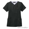 Luxury Series F 7082SC Women's Medical Scrub Jacket, charcoal gray