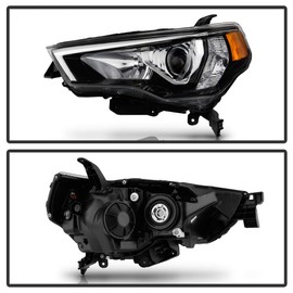 ACANII - For 2014-2020 Toyota 4Runner Halogen Factory Style Chrome Projector Headlight Headlamp Assembly Passenger Side