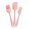 3-Piece Silicone Spatula Set for Baking and Basting - 2