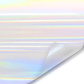 VViViD+ Holographic Headlight Air Tint (16" x 60", Clear Holographic)