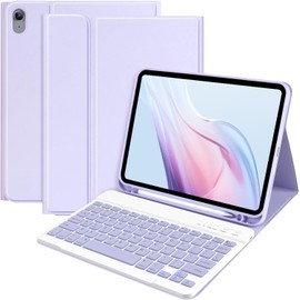 besky Keyboard Case Compatible for 10th Generation, with Keyboard(Only Compatible with 10th Generation 2022)-Keyboard Case with Pencil Holder,Detachable Bluetooth Keyboard Case