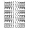 100Pcs Silver Car Tire Studs Anti Slip Stable Wear Proof