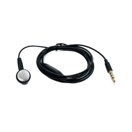System-S Mono Headset Earphones 120 cm AUX Jack TRRS 3.5 mm Plug Microphone
