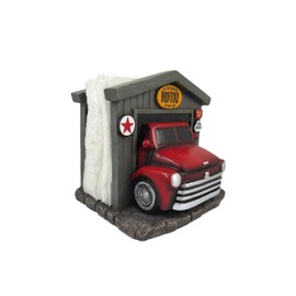 DWK Vintage Red Pickup Truck Kitchen Table Decorative Napkin Holder | Unique Napkin Holders for Tables | Dining Table Centerpiece Kitchen Accessories - 10"