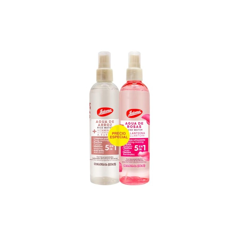 Jaloma Duo Pack Agua de Rosas 250 ml y Agua