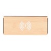 Digital Wooden Alarm Clock LED Smart Bluetooth Speaker 15W Wireless