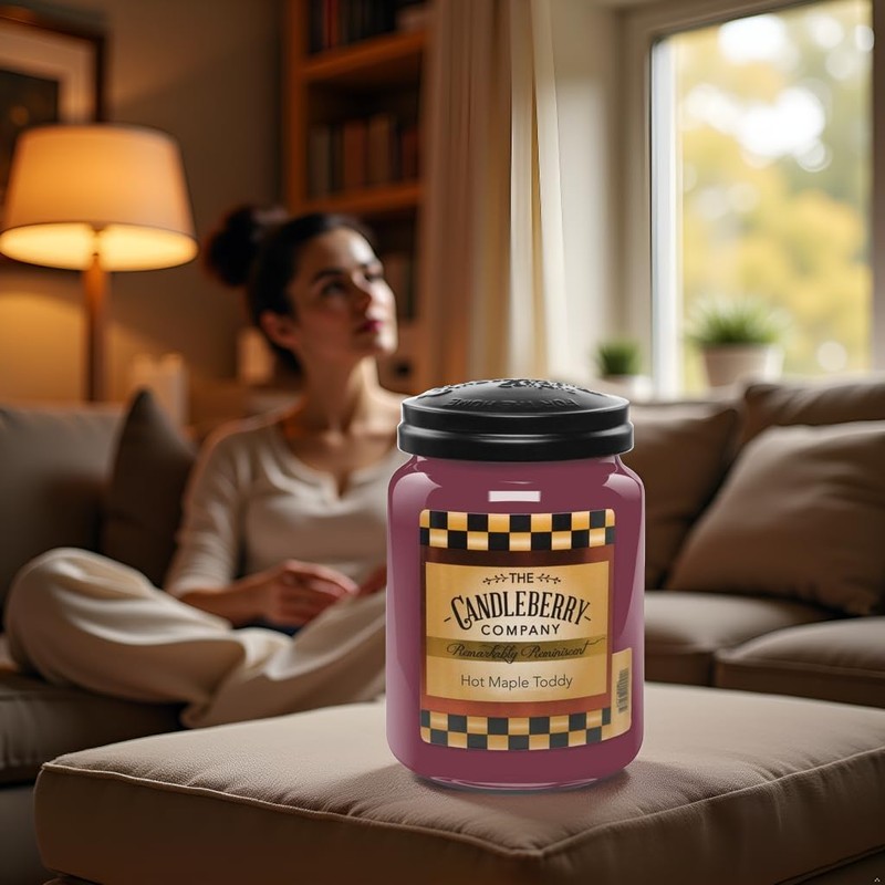 Candleberry Candles Hot Maple Toddy | Strong Fragrances for Home