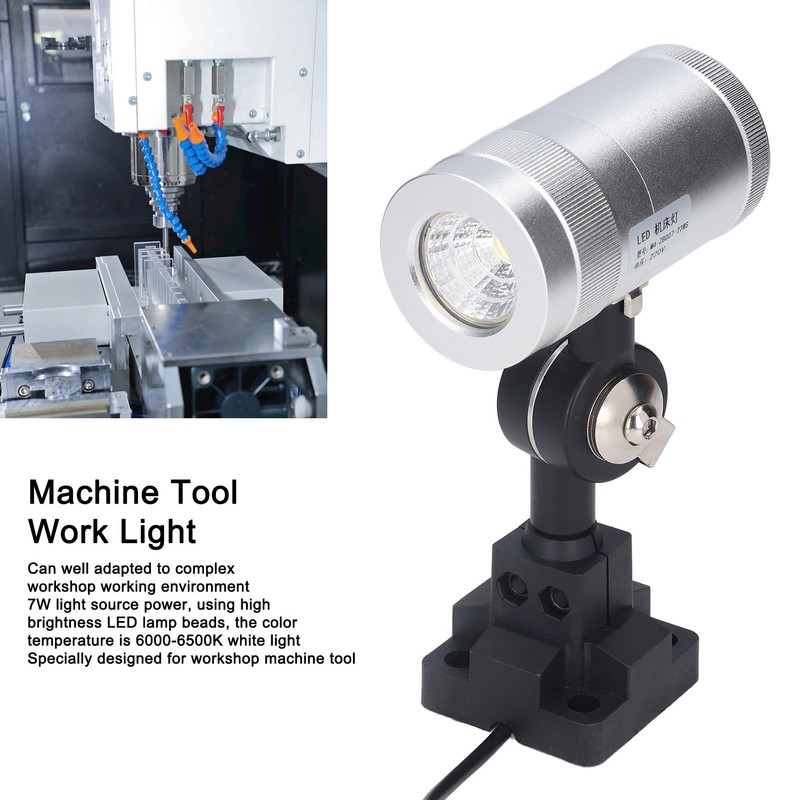 Machine Tool Work Light 7W IP67 Aluminum Alloy Shell Waterproof