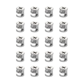 Cam Locks for Furniture 20 PCs, 12 x 12.2 mm Furniture Cam Lock Fasteners Compitable with IKEA Hardware Parts, Repair Spare Parts Nut & Bolt Assortment Sets (12x12.2MM)