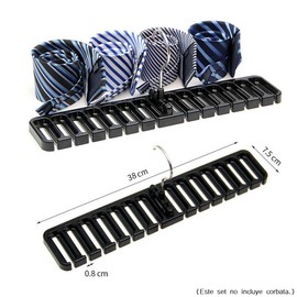 DENISASAA Organizador De Corbatas con 10 Ranuras, rotación de 360 Grados Ajustables Gancho para Colgar Ganchos, para organizar Cinturones y Corbatas, Ahorra Espacio en tu Armario.