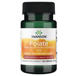 Swanson ULT FOLATE 1,360MCG DFE 30VEGAN Cap